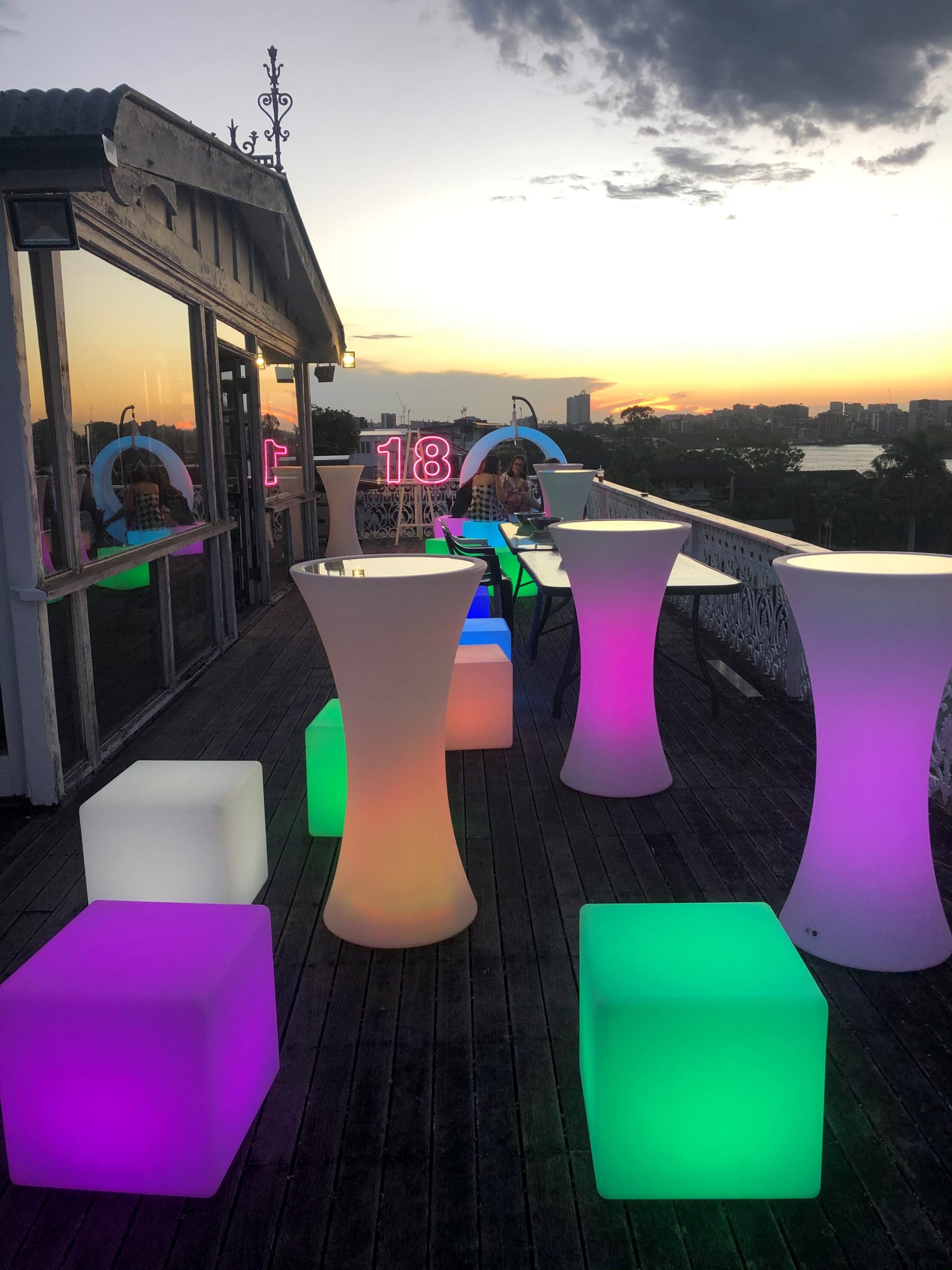 GloWild - Glow Furniture Hire Brisbane - GloWild Party Hire