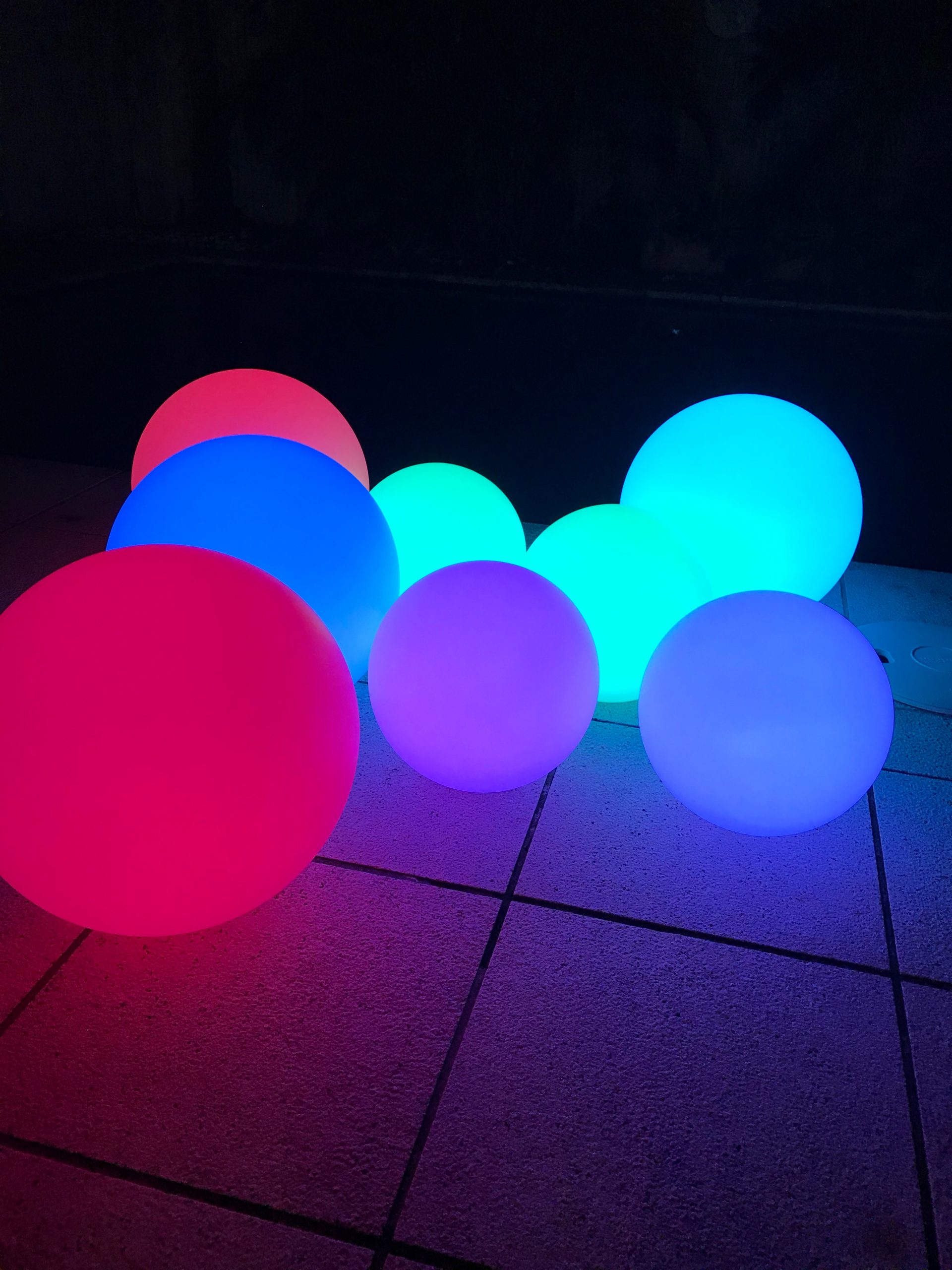 GloWild Decorative Pool Balls - GloWild Party Hire