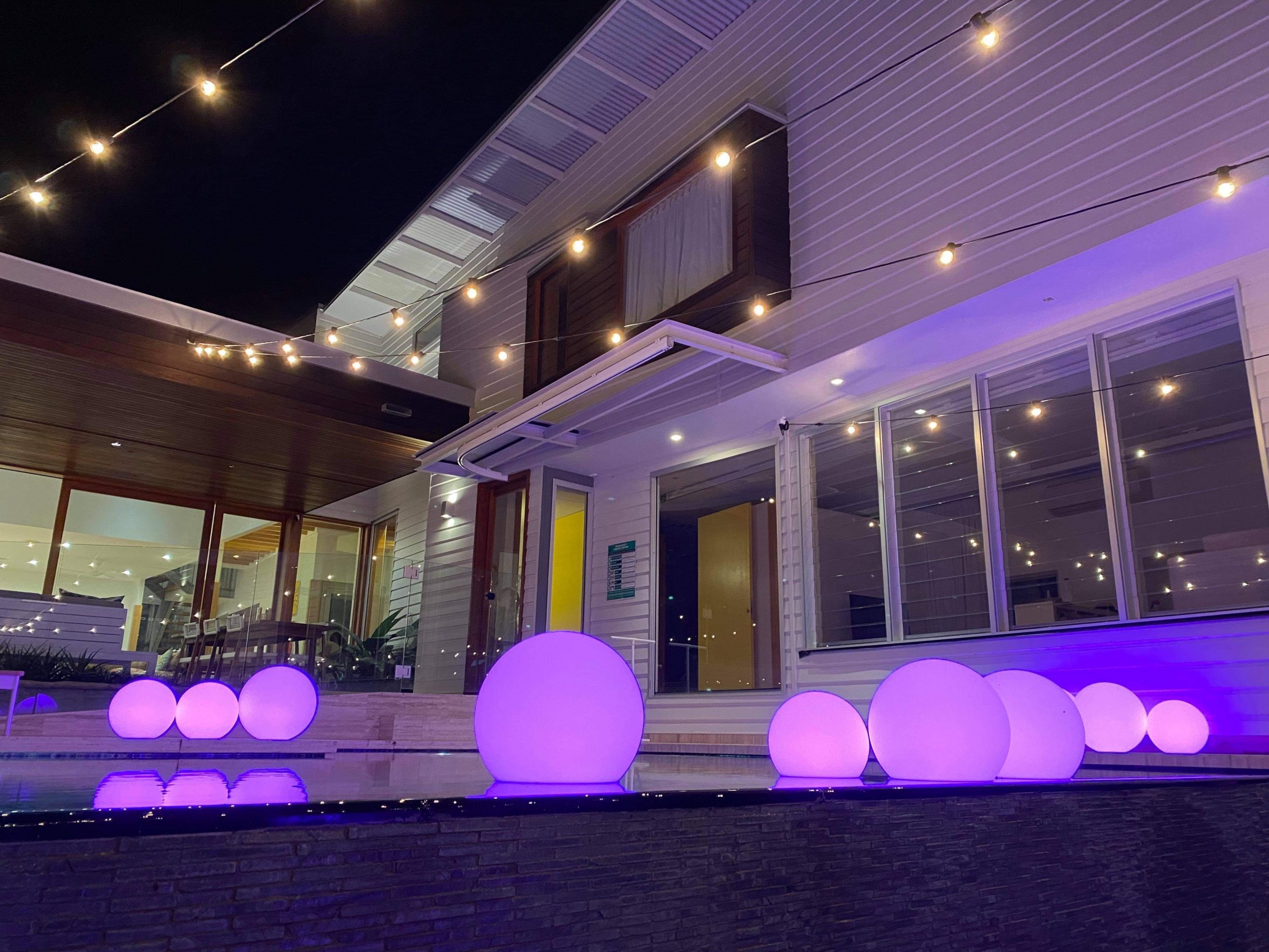 GloWild Decorative Pool Balls - GloWild Party Hire